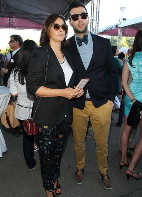 Иван Ургант с женой