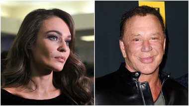 «Всю облапал»: 72-летний Микки Рурк и Алена Водонаева попали на видео в пикантный момент