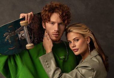 Никита Пресняков с женой Аленой