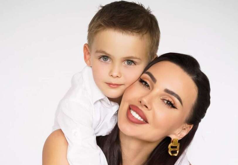 Оксана Самойлова с Давидом