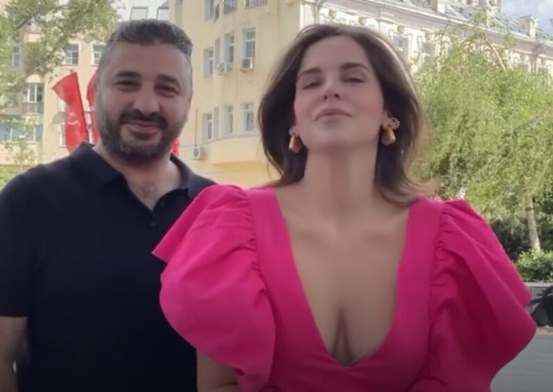 Сарик Андреасян и Лиза Моряк