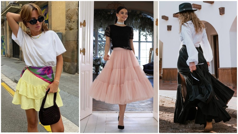 Воздушность и романтика: с чем носить трендовую ярусную юбку в этом сезоне