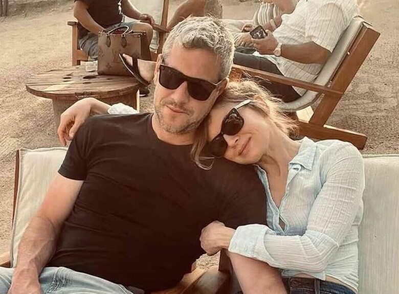 Рене Зеллвегер с Антом Энстидом