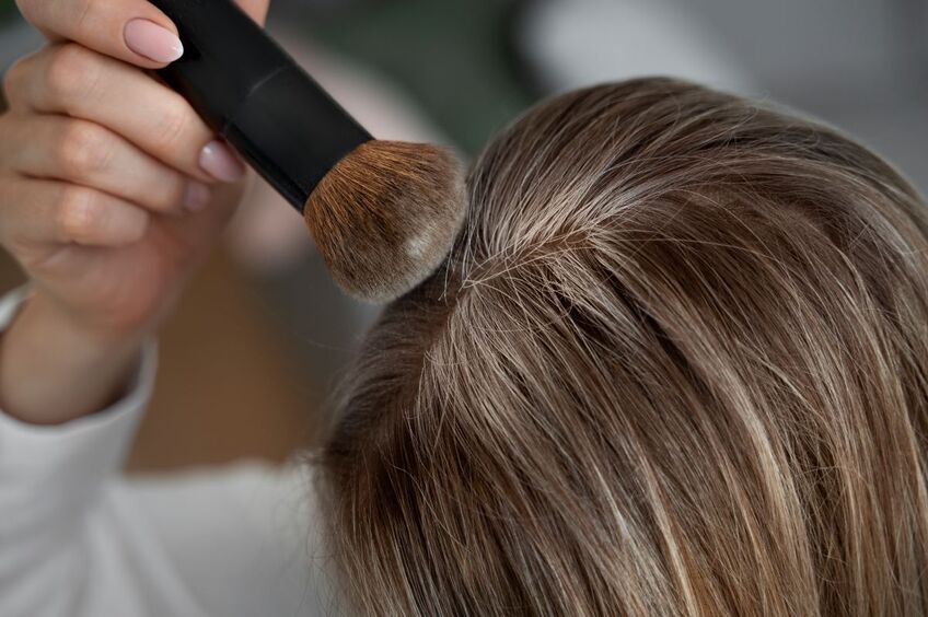 Пудра для волос: зачем нужна и как наносить правильно