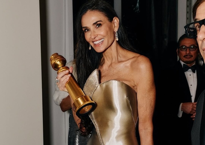 Еще не поздно: 62-летняя Деми Мур впервые номинирована на «Оскар»