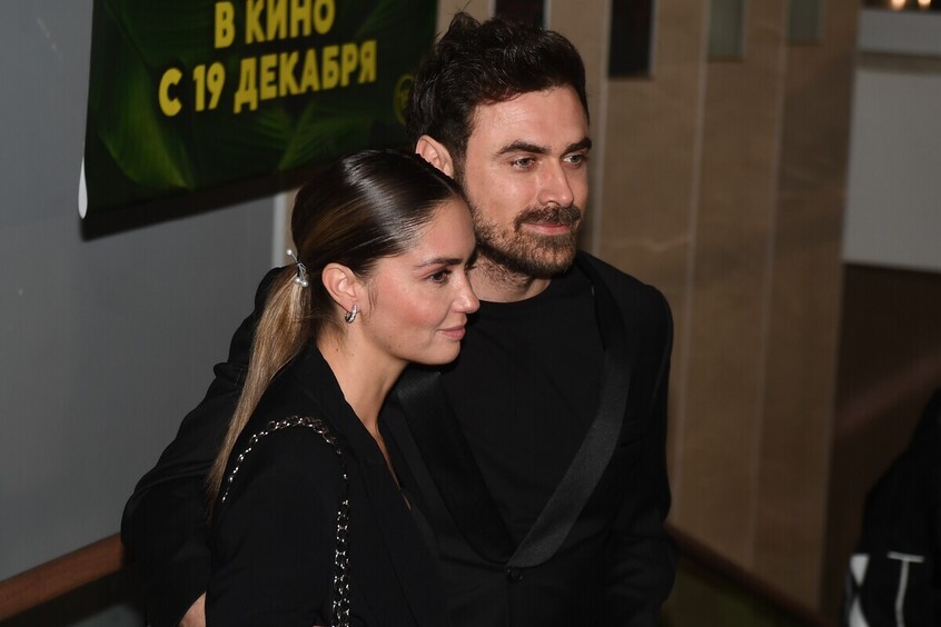 Агата Муцениеце с Петром Дрангой