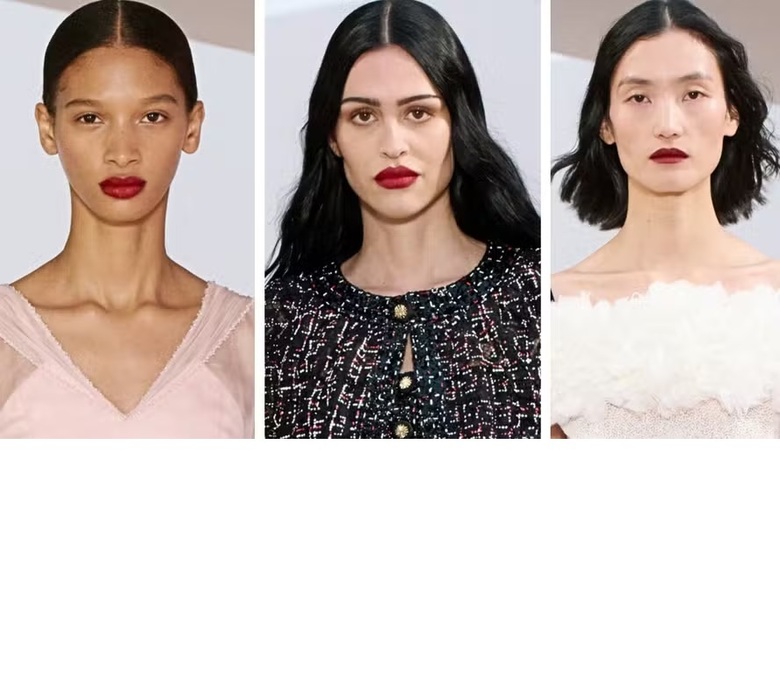 Красные губы и естественные локоны: новый стиль Chanel