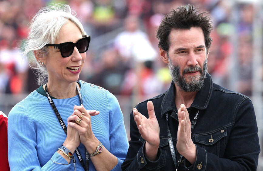 Александра Грант и Киану Ривз