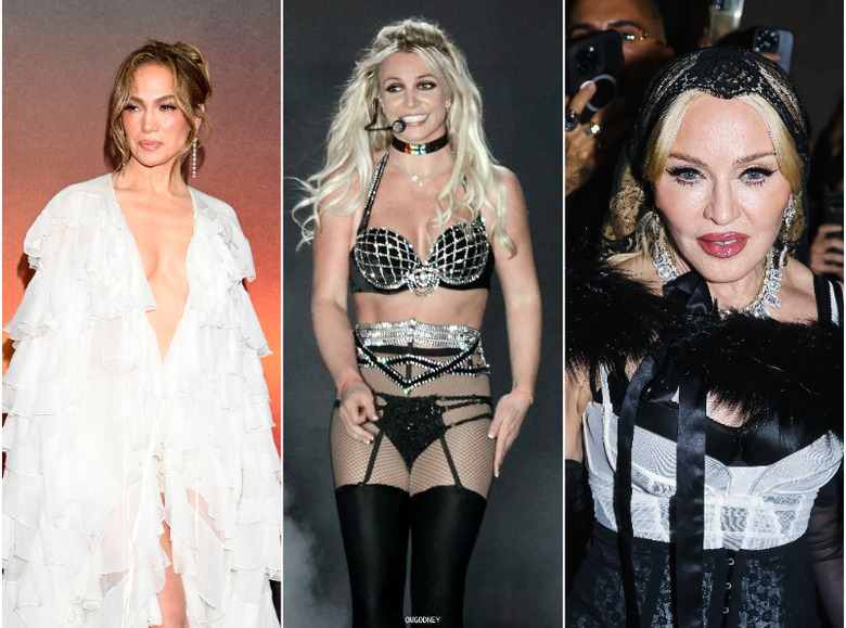 Дженнифер Лопес, Бритни Спирс, Мадонна