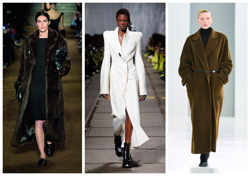 Мех, экокожа, тренд на 80-е: выбираем пальто на осень 2024