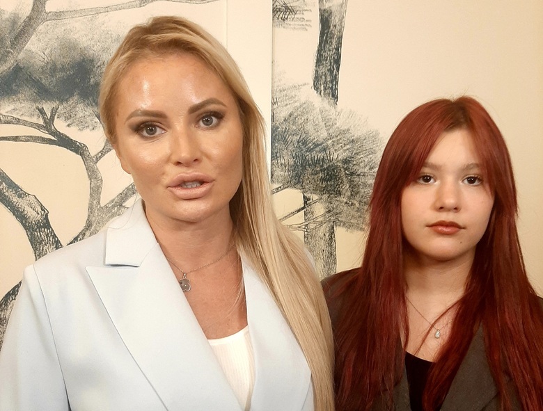 Дана Борисова с дочерью Полиной