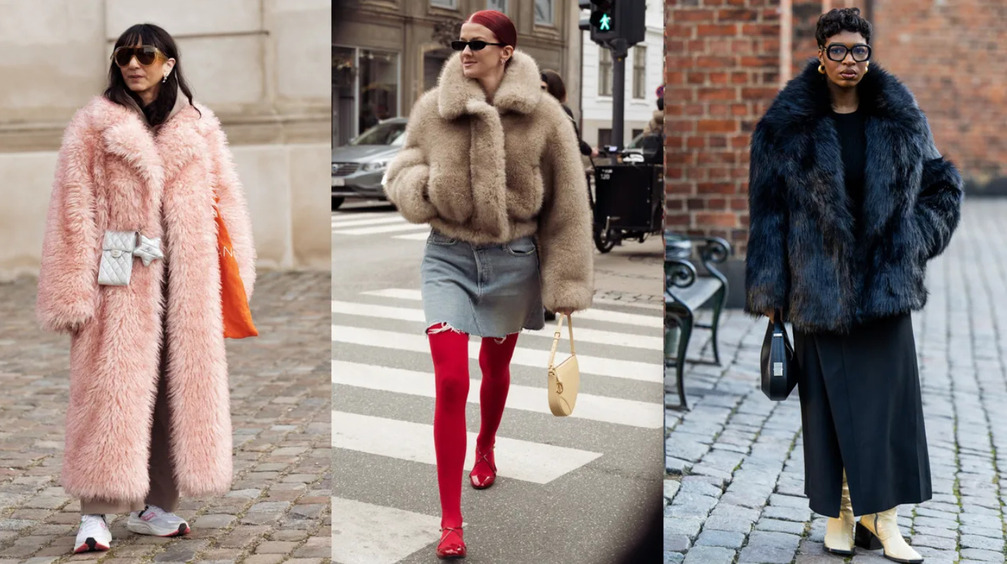 Готовимся к осени: лучшие пальто из искусственного меха