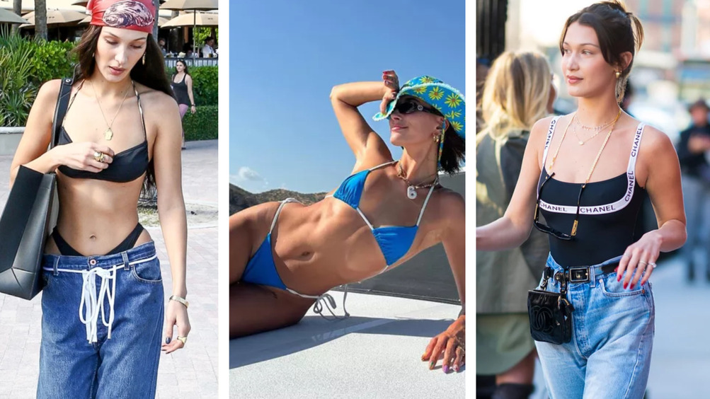 Купальник: 6 способов стилизовать его как Белла Хадид и Хейли Бибер