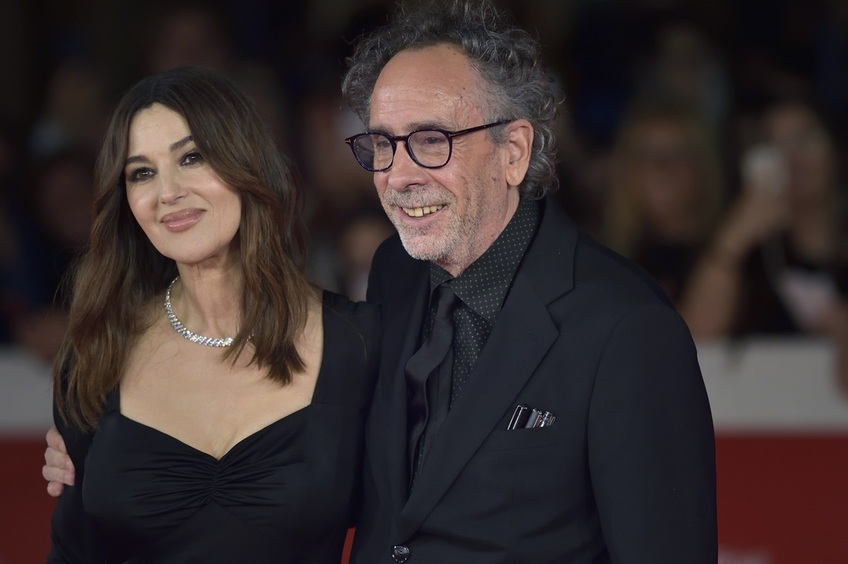 Моника Беллуччи и Тим Бертон