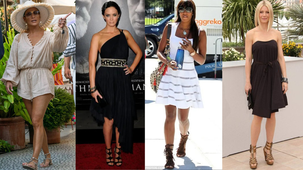 Как у Рианны или Джей Ло: выбираем сандалии гладиатора