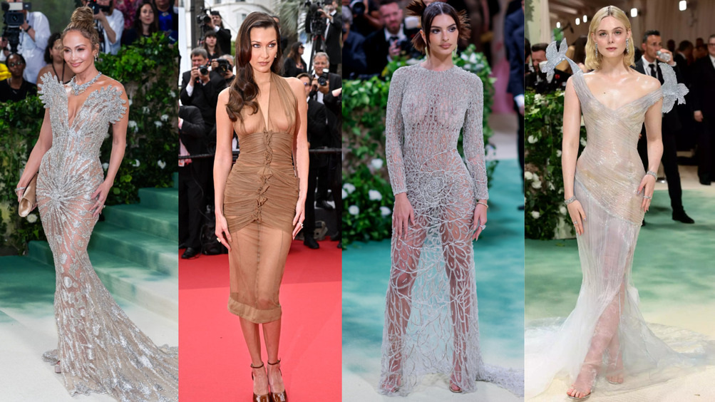 Голые платья Джей Ло, Ратаковски, Хадид и других звезд
