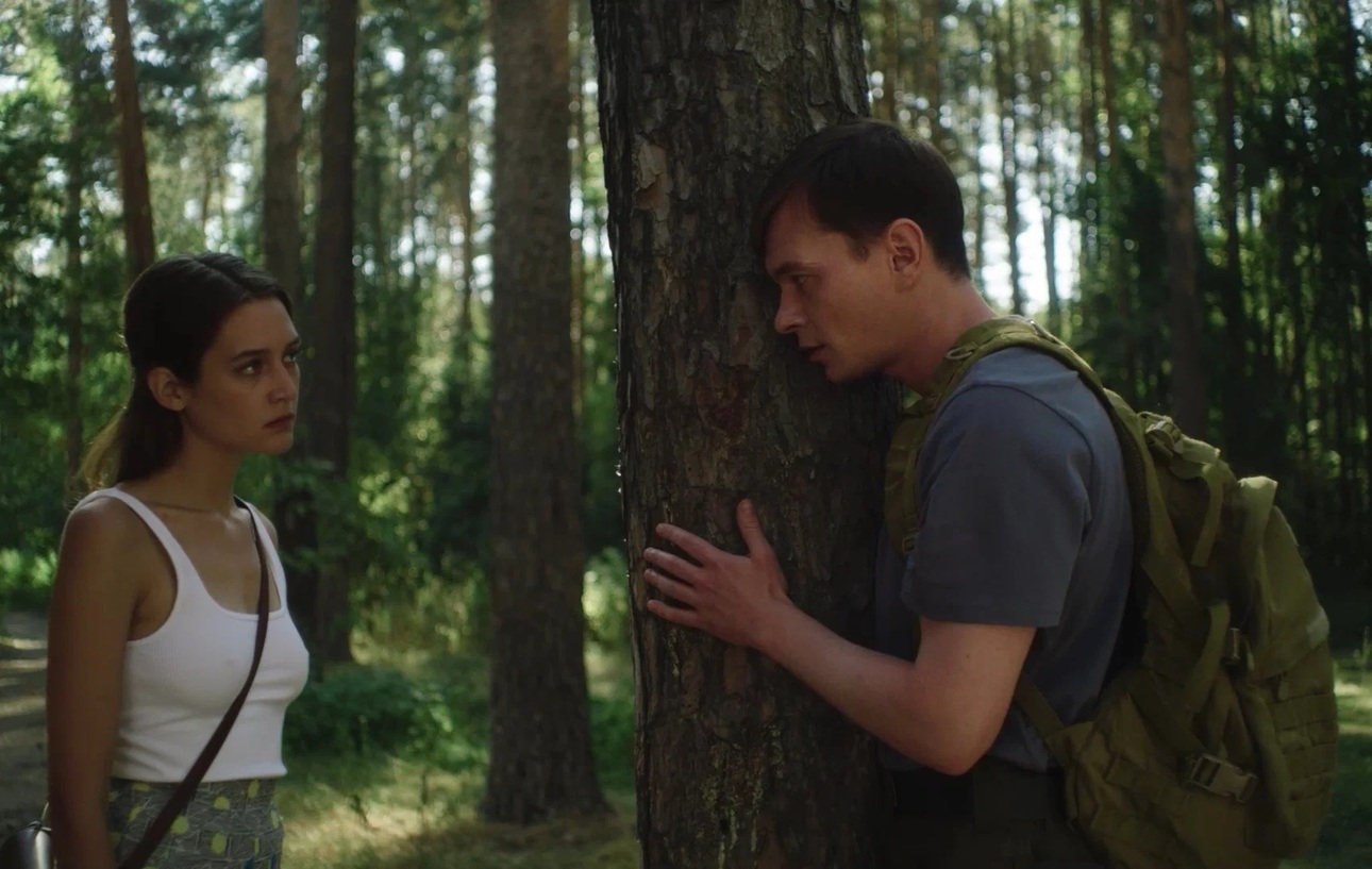 Лиза Янковская и Вадик Королев в фильме "Фрау"