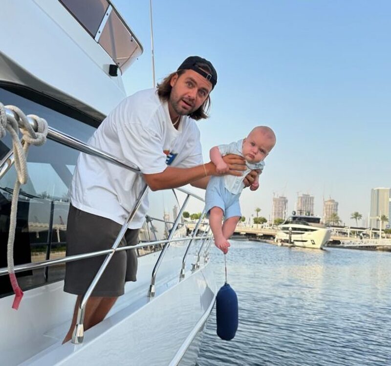 Сергей Косенко с сыном Лео