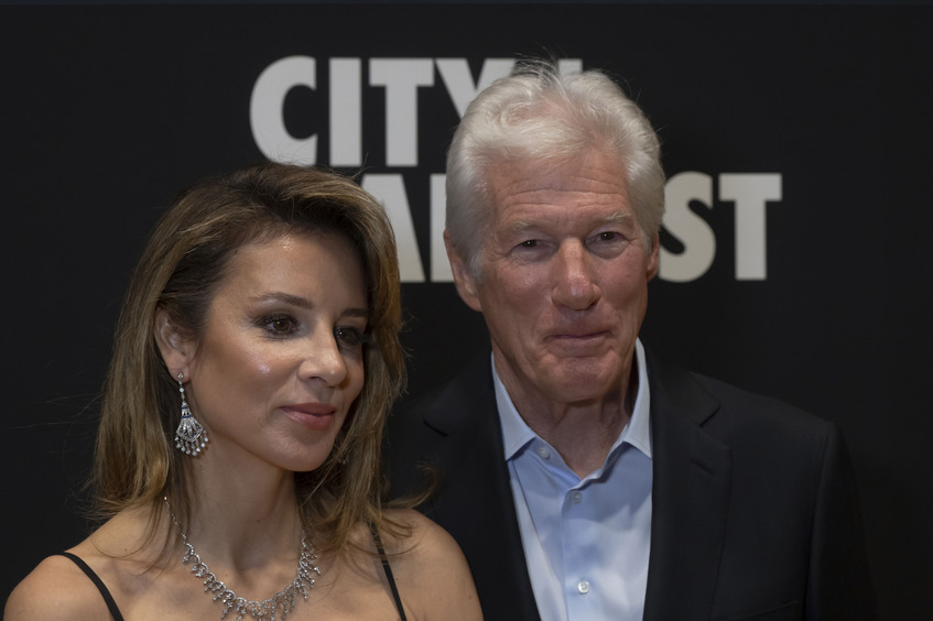 Ричард Гир с женой