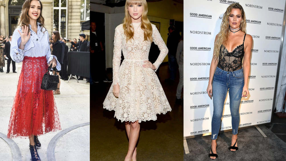 Кружево: какое, как и с чем носить весной 2024