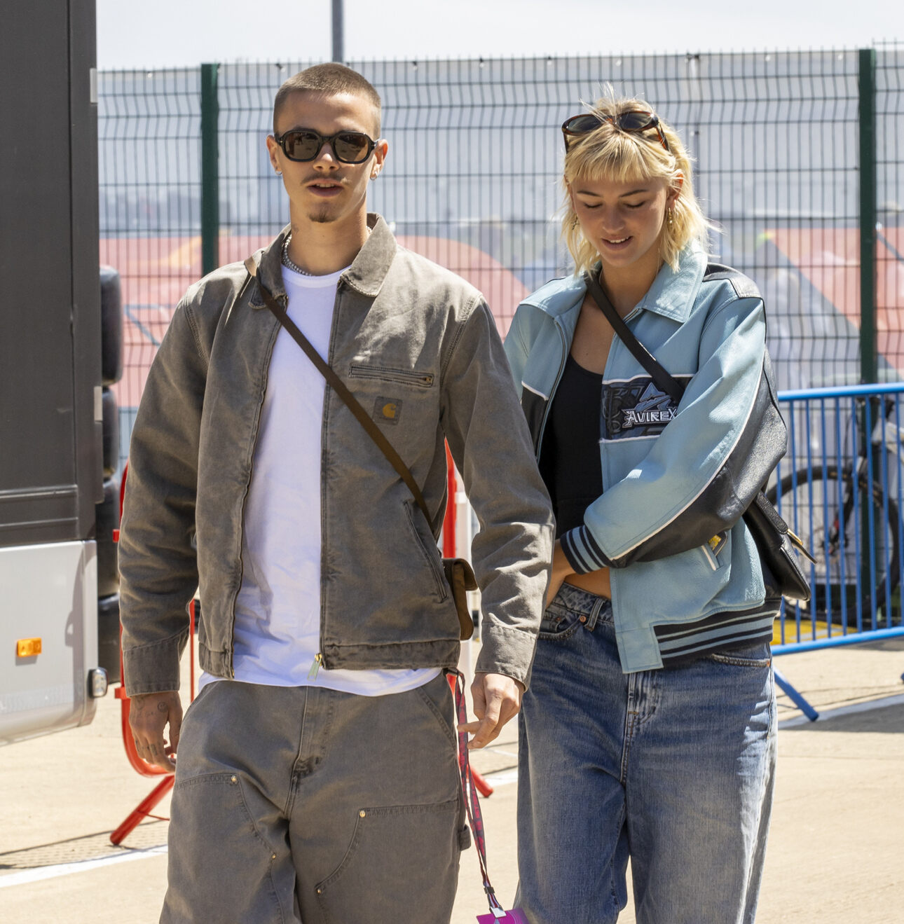 Ромео Бекхэм и Миа Реган