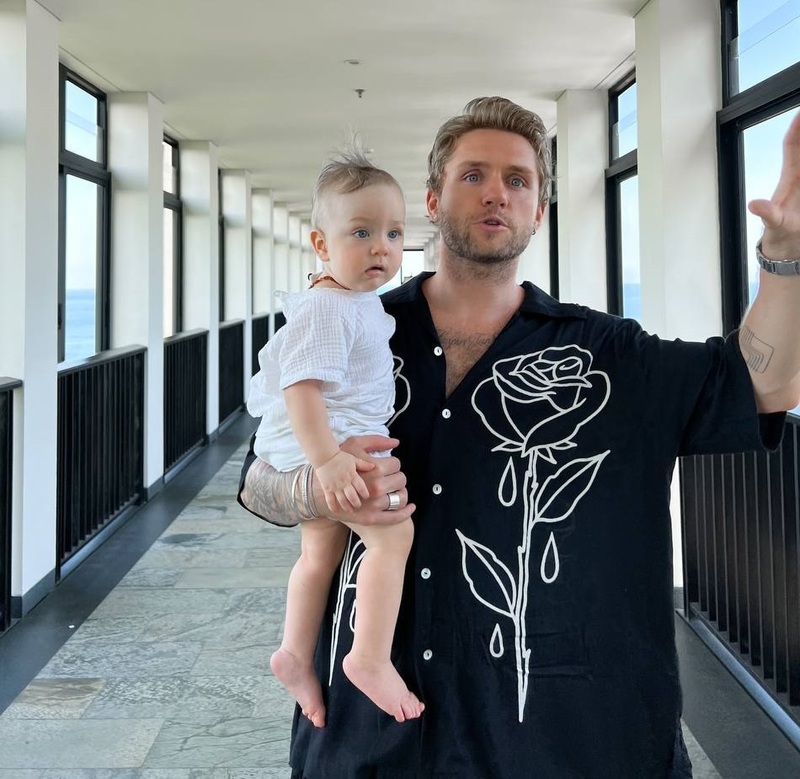 Влад Соколовский с сыном