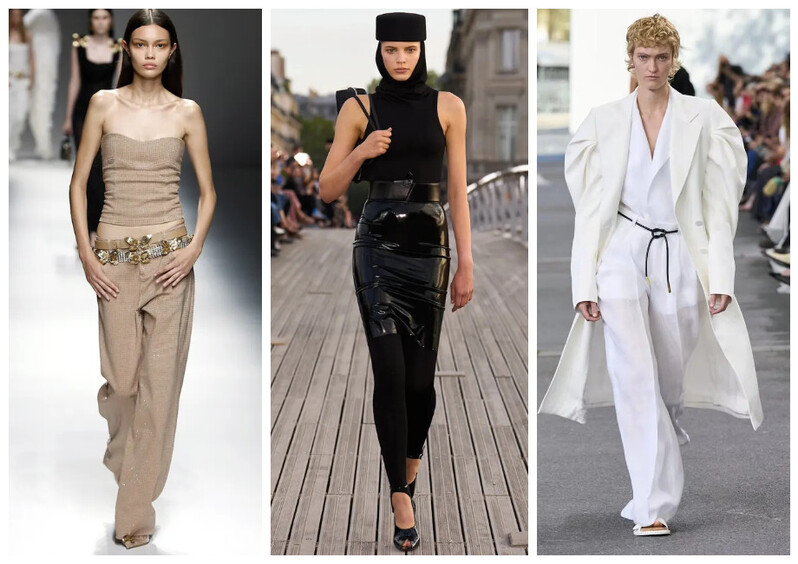 Цепь, шнурок и другие трендовые ремни весны 2024