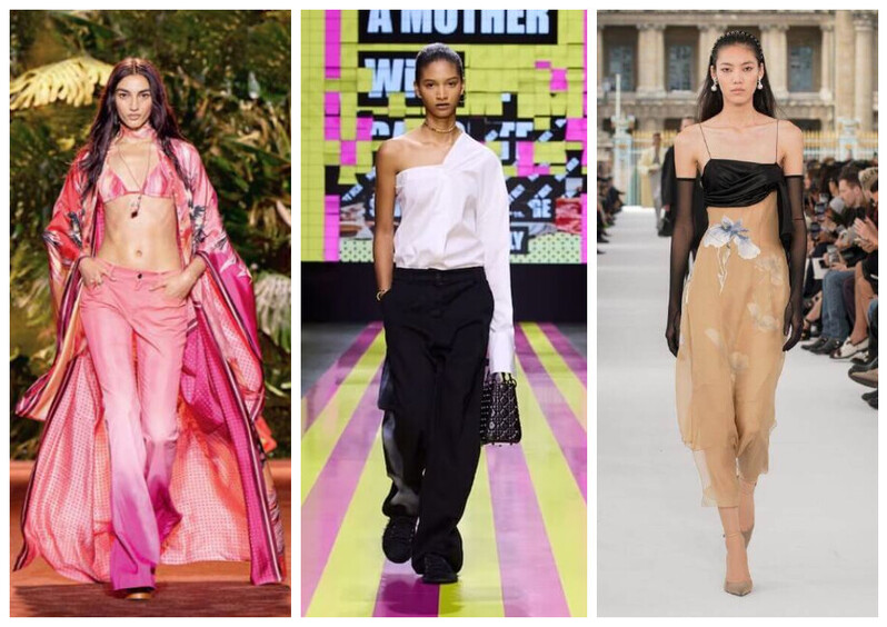 Банты, прозрачность, драпировка и другие тренды весны 2024