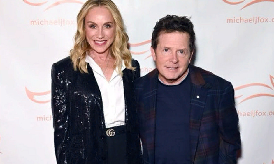 Майкл Джей Фокс с женой
