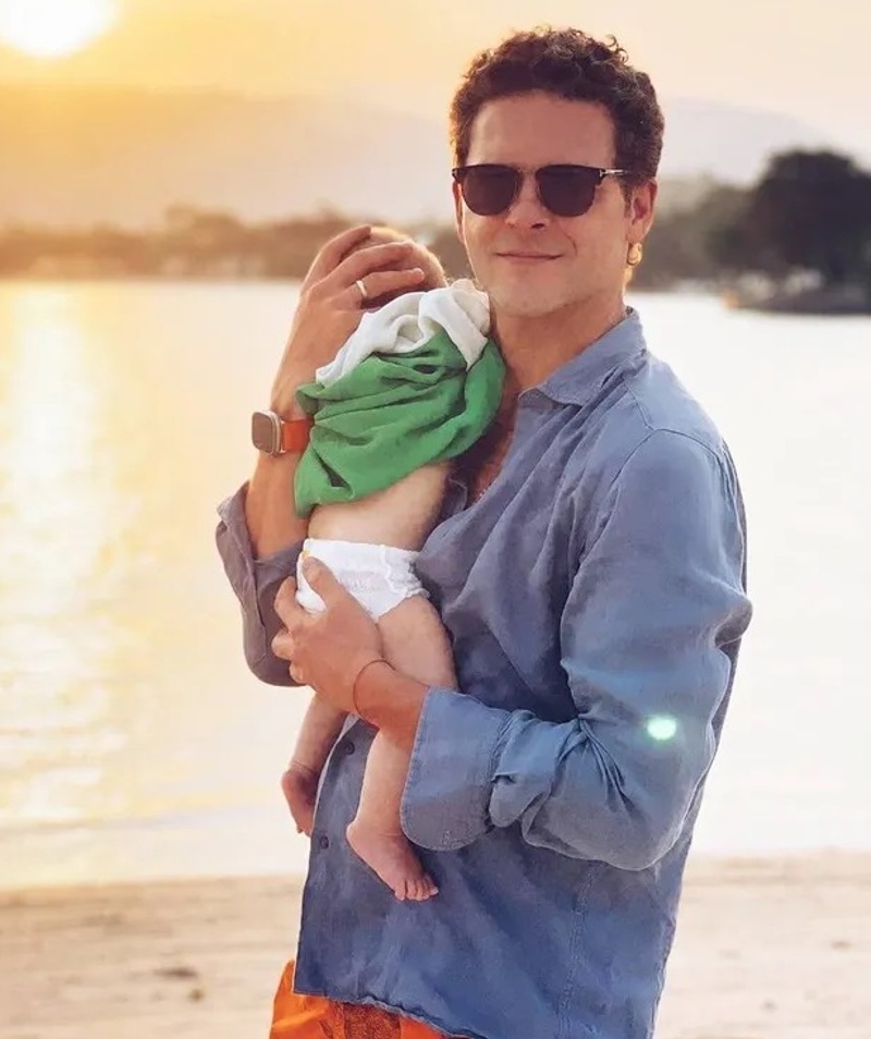 Константин Крюков с дочерью