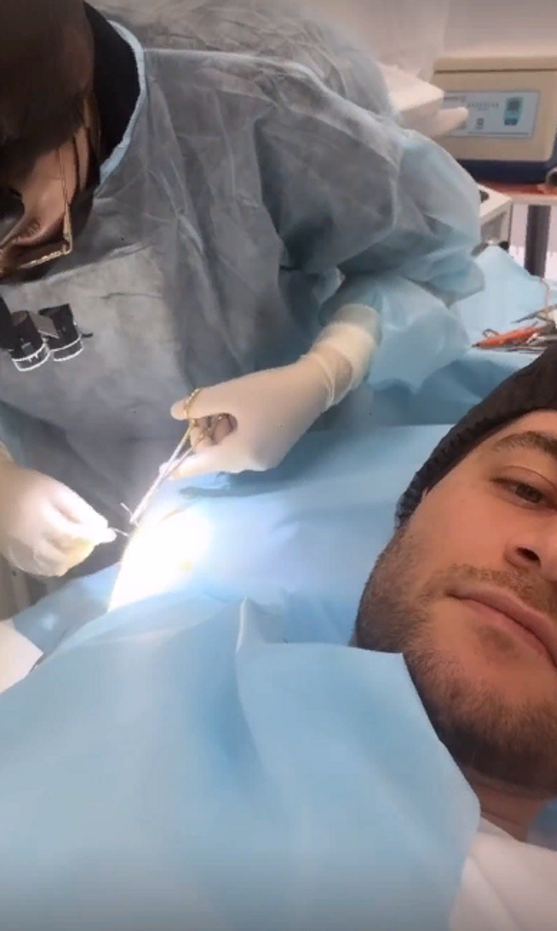 Давид в больнице