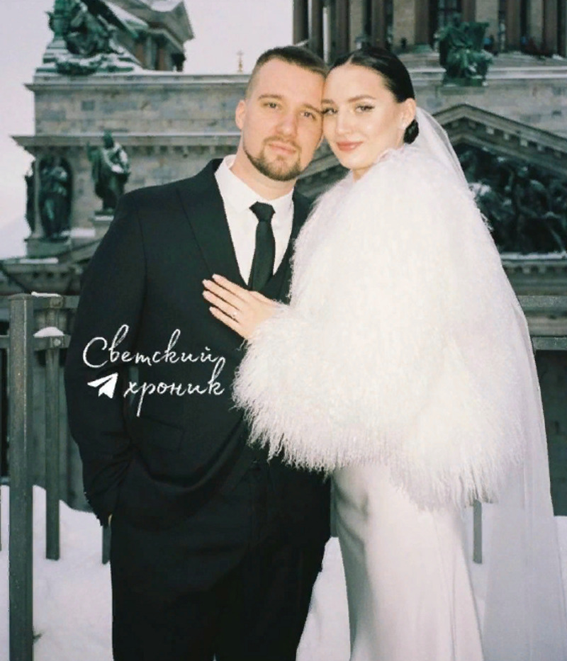 Настя Шаботова с мужем