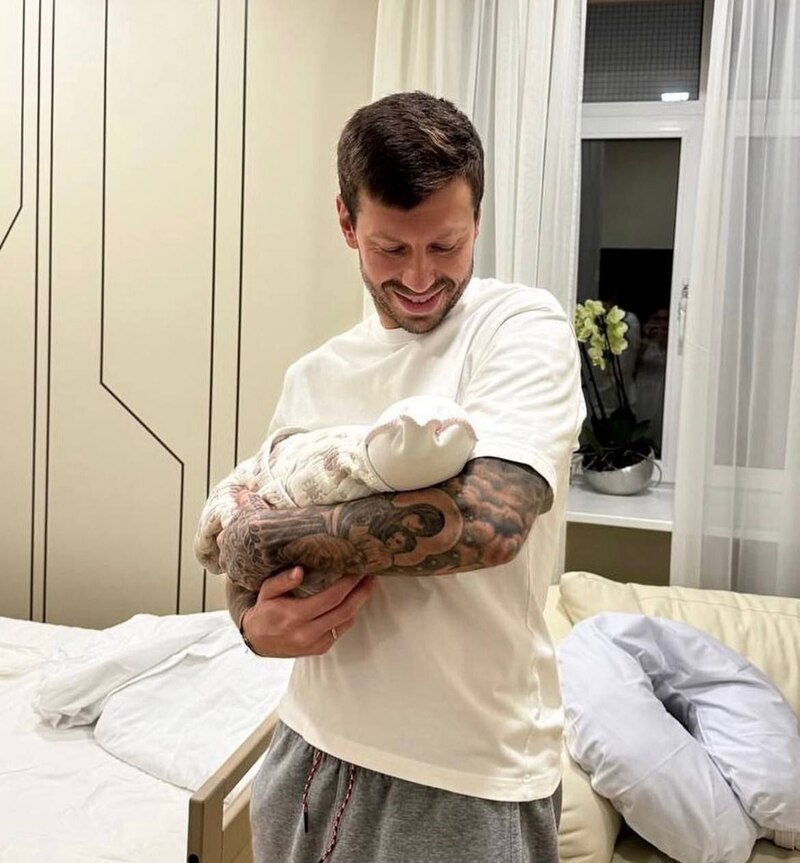 Федор Смолов с дочерью