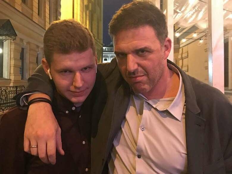 Максим Виторган с сыном Даниилом