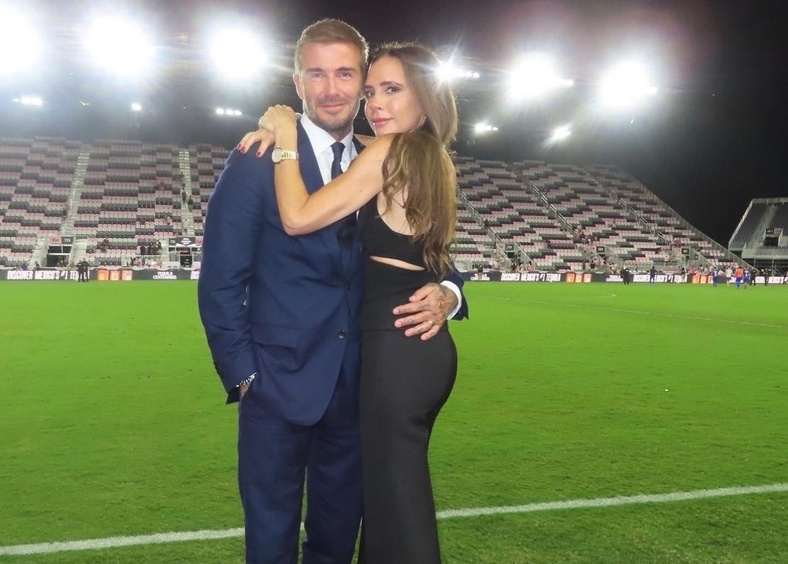 Дэвид и Виктория Бекхэмы