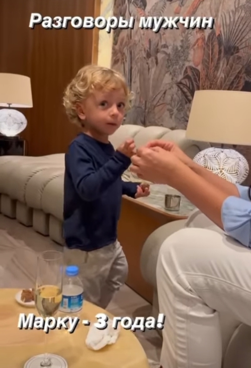 Трехлетний Марк Барац вырос копией папы