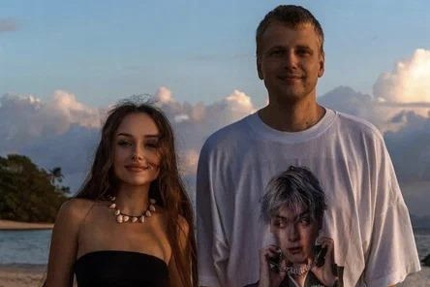 Слава Комиссаренко с женой Юлией