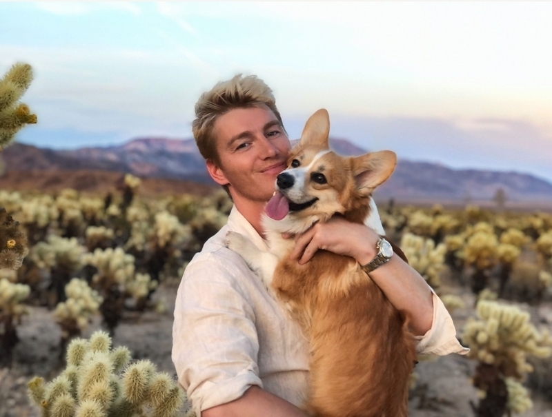 Чудесный питомец певца с нетерпением всегда ждет возвращения хозяина