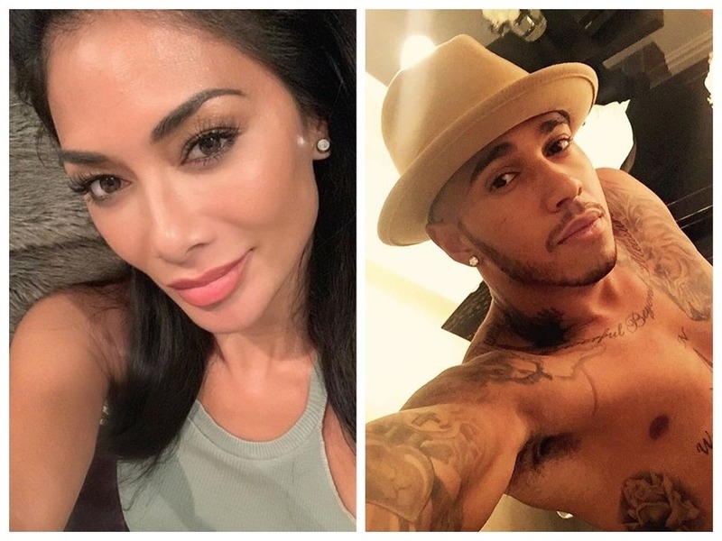 Николь Шрезингер и Льюис Хэмилтон