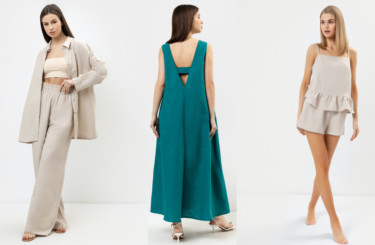 Подпись: Льняная коллекция «Все мы из детства» белорусского бренда одежды Mark Formelle