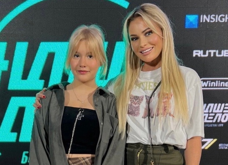 Дана Борисова с дочкой Полиной