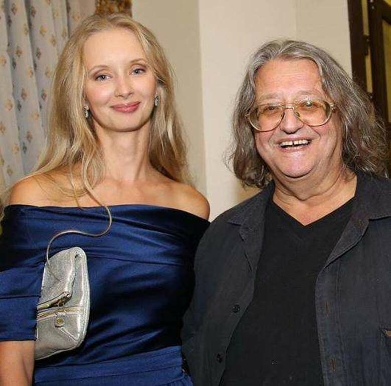 Александр Градский и его вдова Марина