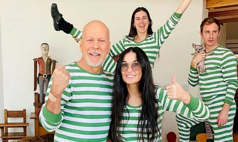 Брюс Уилис и Деми Мур