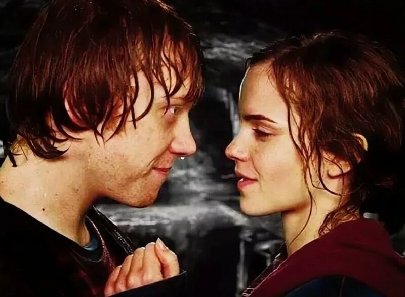 Эмма Уотсон и Руперт Гринт