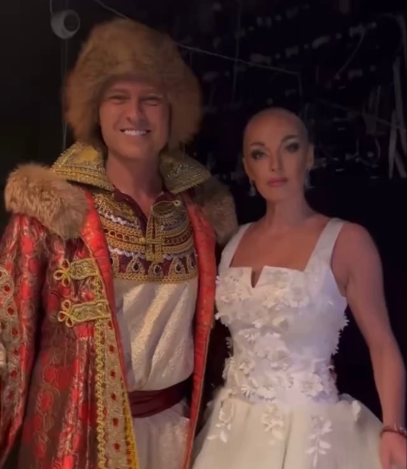 Прохор Шаляпин в компании балерины