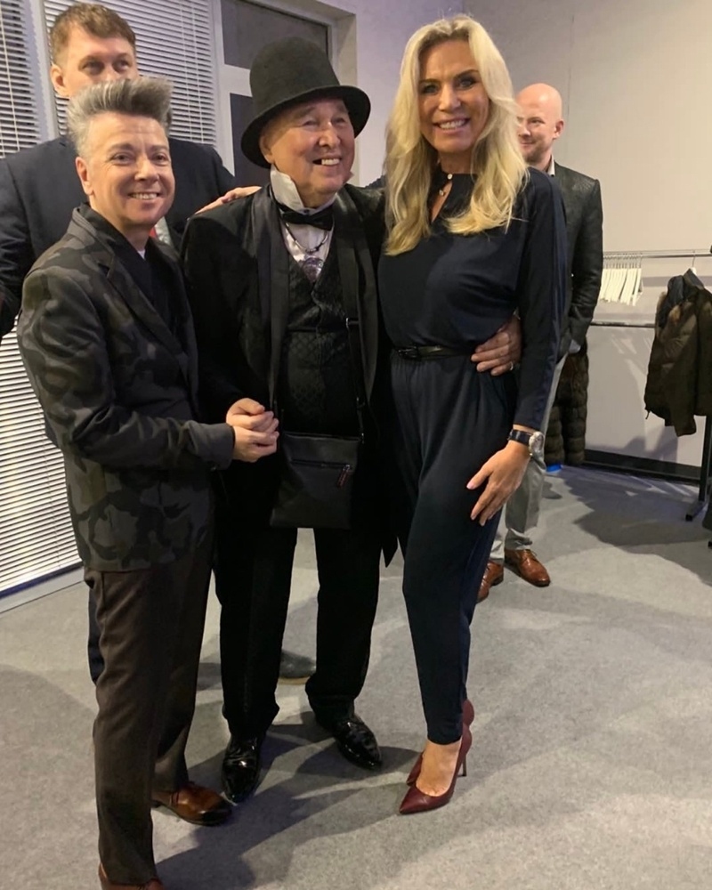 Валентин Юдашкин, Вячеслав Зайцев и Марина Юдашкина