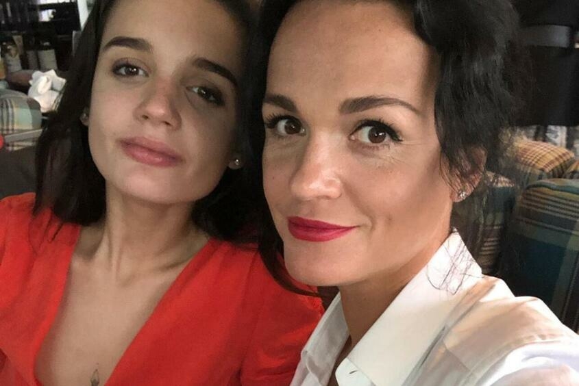 Слава с дочерью Александрой