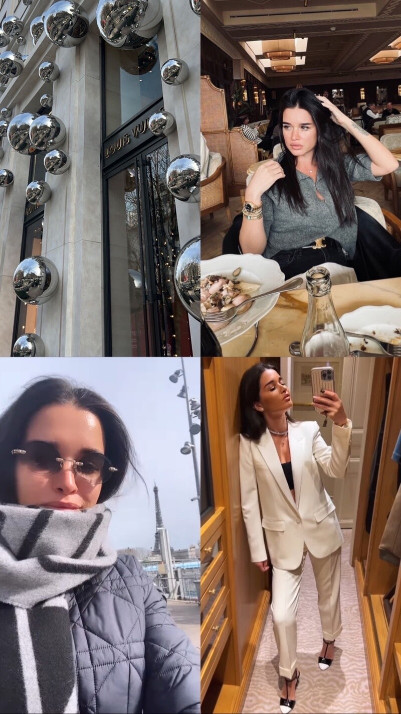 Телеведущая наслаждается отдыхом в Париже