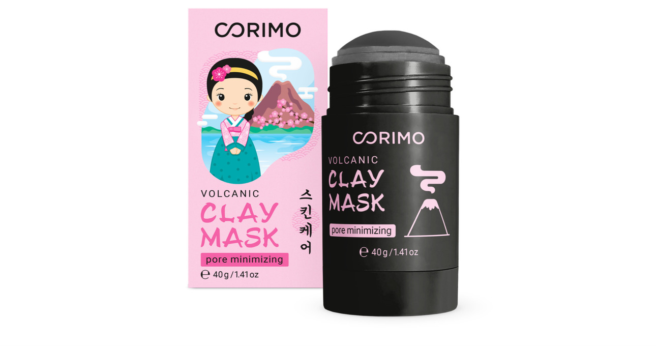 Черная глиняная маска для лица