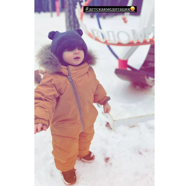 Актер показал подросшего наследника